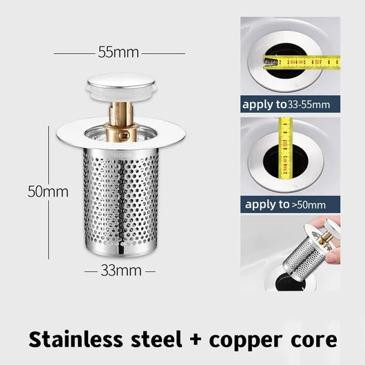 FaucetEase - Stainless Steel Floor Drain Filter™
