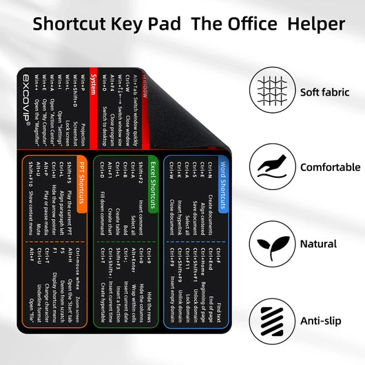 TaskPad -Shortcuts Mouse Pad™