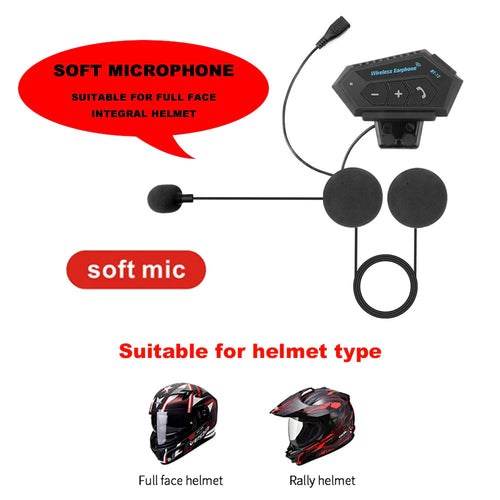 AT12 Motorcycle Helmet Bluetooth Headset™