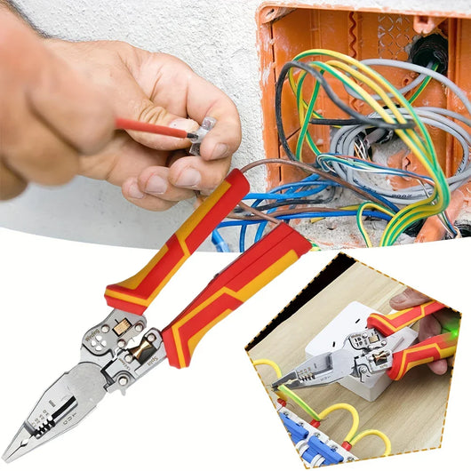 9-In-1 Wire Stripper with Voltage Tester™