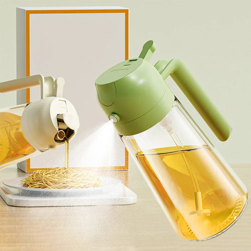 2 in 1 Glass Oil Sprayer  Dispenser™