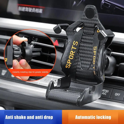 DriveDock - Racing Seat shape Car Phone Holder™
