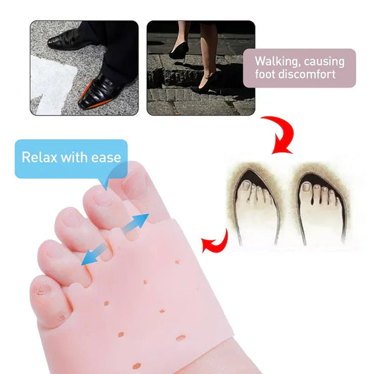 StepSoothe - Silicone Forefoot Pad Toe Separator™