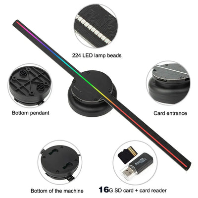 HoloSpin - 3D Hologram Projector Fan™