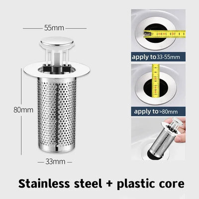 FaucetEase - Stainless Steel Floor Drain Filter™