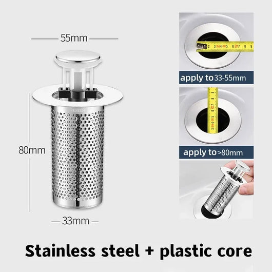 FaucetEase - Stainless Steel Floor Drain Filter™