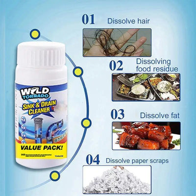 Buy 1 Get 1 Free Powerful Sink and Drain Cleaner Powder Fast Shipping™