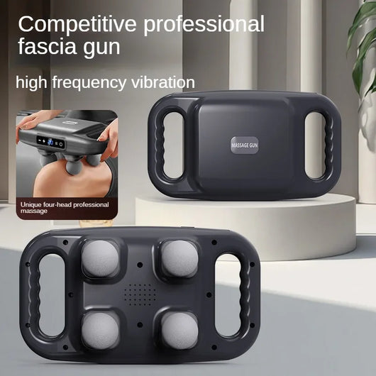 PulseGun - Pro Square Four Head Gun For Deep Tissue Massage™