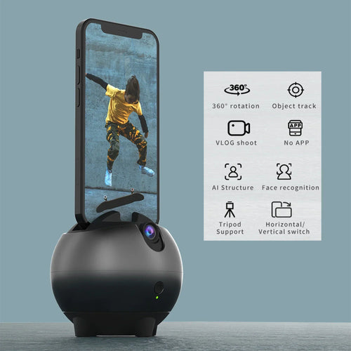 FocusFlow - AI Auto Face Tracking Tripod 360 Rotation™