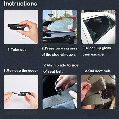 AutoRescue - Emergency Glass Window Breaker™