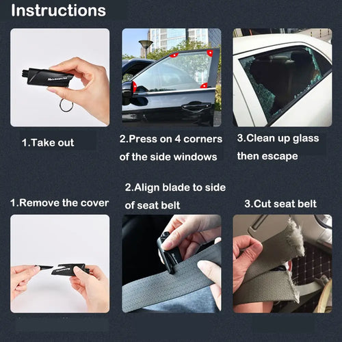 AutoRescue - Emergency Glass Window Breaker™