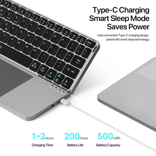 Portable Bluetooth Foldable Keyboard