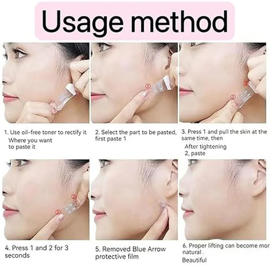 Last Day 70 OFFInvisible Face Lifter TapeHas a delicate V face 120pcs™