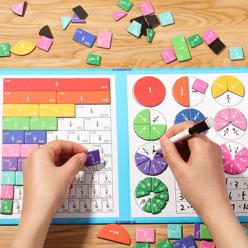 Magnetic Fraction Learning Toy