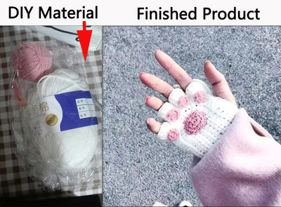 KittyKnit - Cat Paw Knitted Gloves™