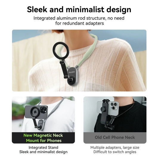 NeckCam - Magnetized Neck Mount for Phones™