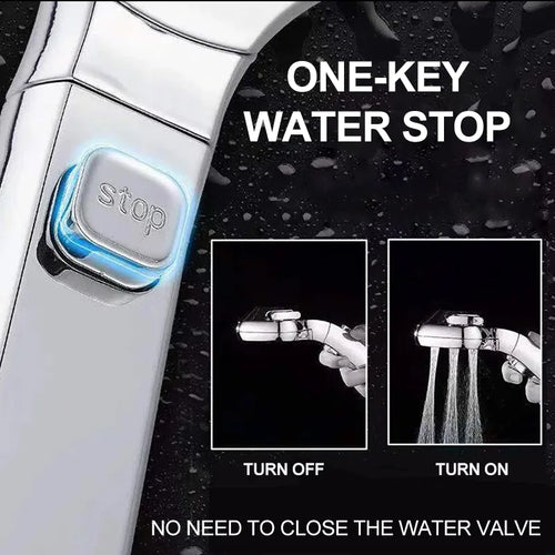 RainFlow -  4 Mode Adjustable Handheld Shower Head™