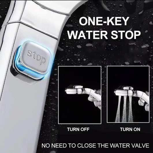 RainFlow -  4 Mode Adjustable Handheld Shower Head™