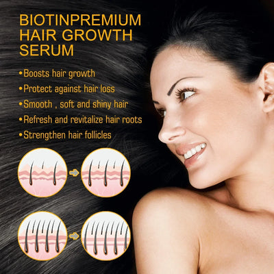 LAST DAY SALE-80 OFF Moonbiffy Biotin Premium Hair Growth Serum™