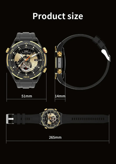 AlphaTech - Multifunctional Bluetooth Casual Smart Watch™
