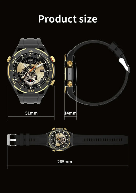 AlphaTech - Multifunctional Bluetooth Casual Smart Watch™