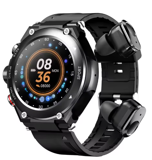 WatchBuds ™ - Smart Watch with Buds [Black and Pink available]