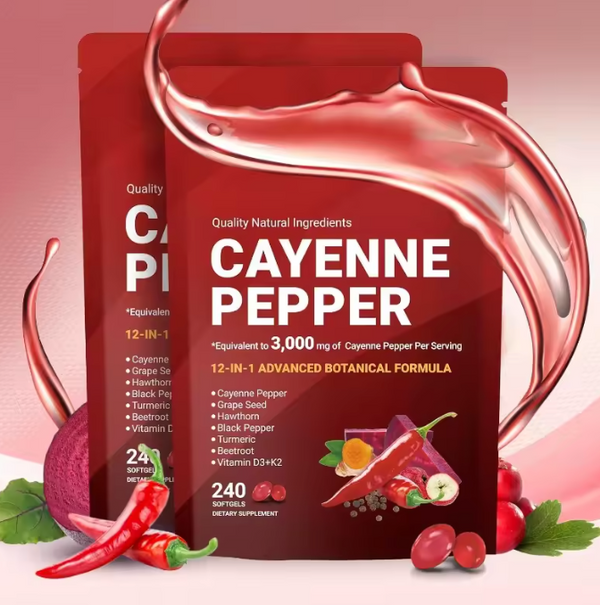AuraMax™ - Cayenne Softgels for Overall Wellness 