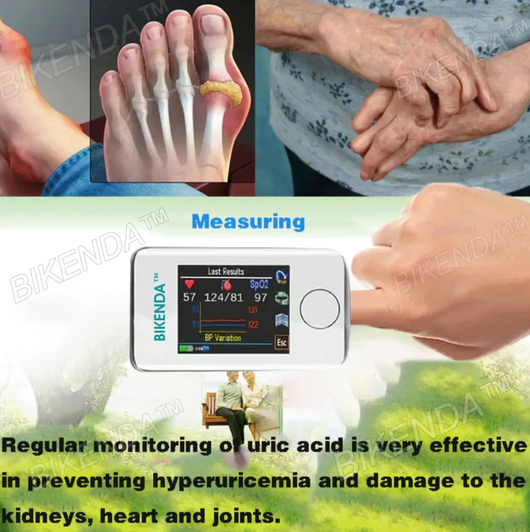 Bikenda Non-Invasive Blood Glucose Meter Powerful 8-in-1 detection™