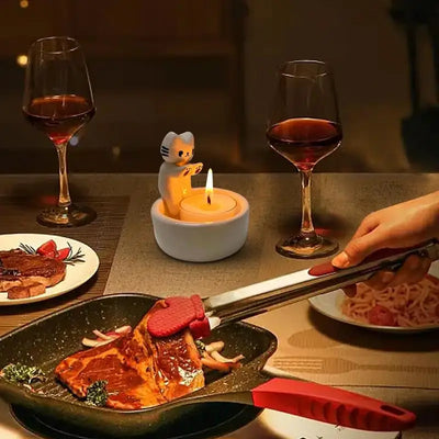 MeowGlow - Cute Kitten Candle Holder™