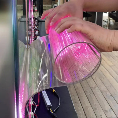 FlexScreen - LED Transparent Film Screen™