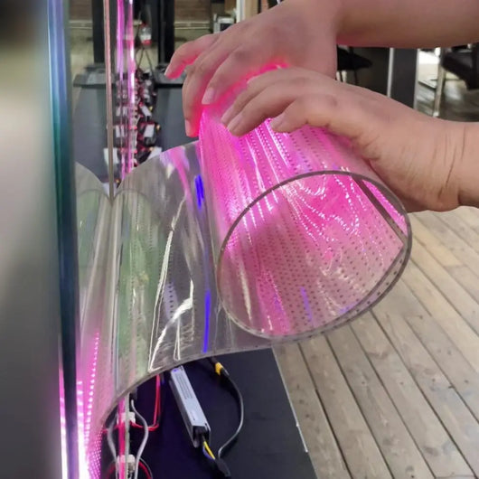 FlexScreen - LED Transparent Film Screen™