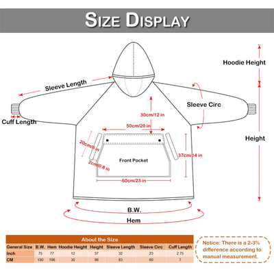 HotHoodie  - Unisex Heated Snuggie Hoodie™