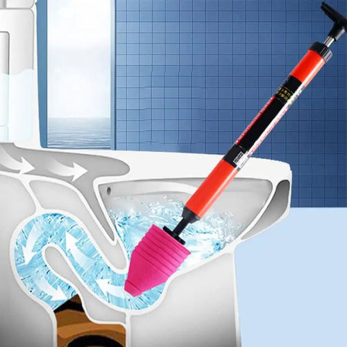 TurboPlunge - High Pressure Toilet Dredging Plunger™