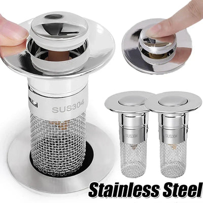 FaucetEase - Stainless Steel Floor Drain Filter™