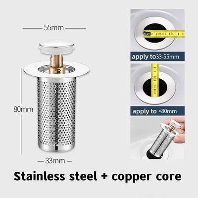 FaucetEase - Stainless Steel Floor Drain Filter™