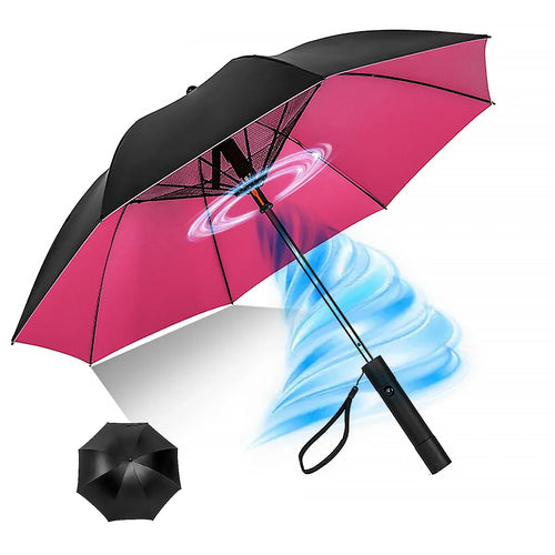 BreezeShade - Compact Umbrella with Fan™