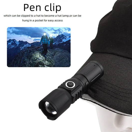 GlowBolt - USB Telescopic Zoom Flashlight™