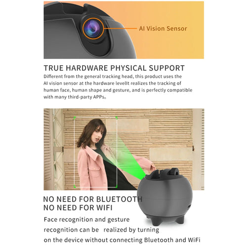 FocusFlow - AI Auto Face Tracking Tripod 360 Rotation™