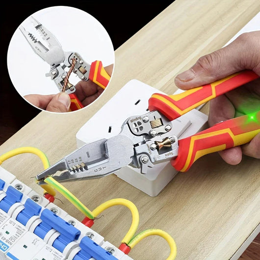 9-In-1 Wire Stripper with Voltage Tester™