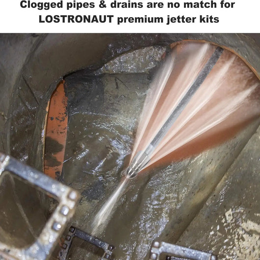 High Pressure Drainage Cleaning Kit™
