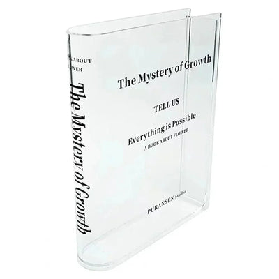 AcrylFlora™ - Unique Clear Book Flower Vase - TumTum
