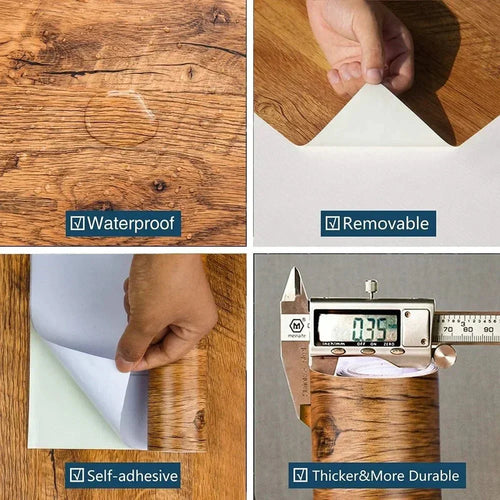 AdheWood - Wood Grain Self Bond Vinyl Film Roll™