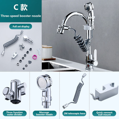 ALL-IN-ONE EASY CLEAN ADJUSTABLE BATHROOM SET™