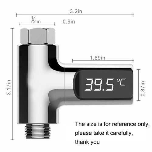 AquaTemp - LED Display Water Shower Thermometer™