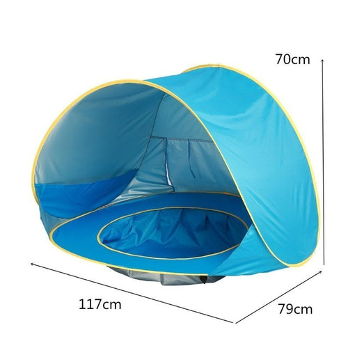 BabyBeach - Tent with Compact Pool and UV-Protection™