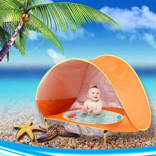 BabyBeach - Tent with Compact Pool and UV-Protection™