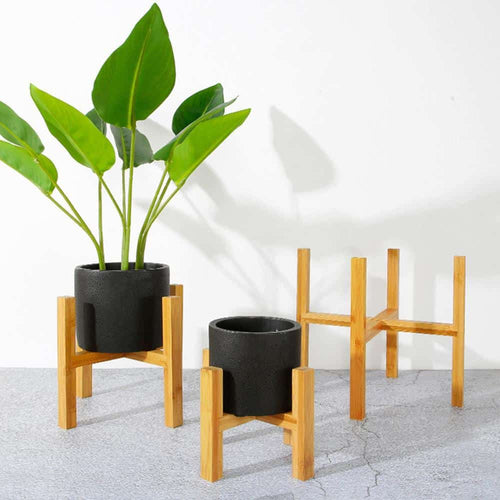 Bamboo Raised Plant Stand™