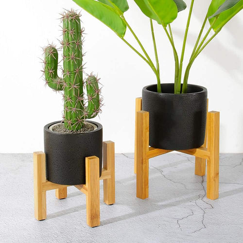 Bamboo Raised Plant Stand™
