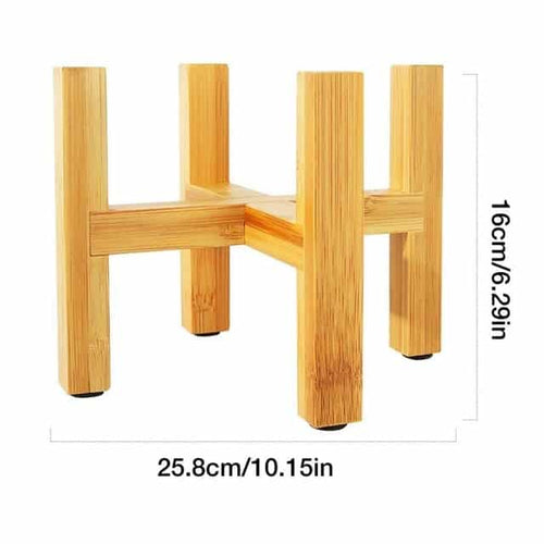 Bamboo Raised Plant Stand™