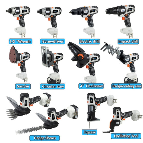 BrushMax -  12 In 1 cordless Multifunctional Combo Kit™